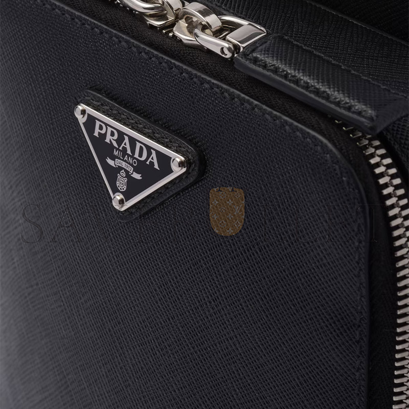 PRADA BRIQUE SAFFIANO LEATHER BAG 2VZ106 (20*14*4cm)
